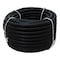Hydromaxx 3/4"x100Ft Flexible Corrugated Black LDPE NON Split Tubing Wire Loom BLDPENS034100 - alternate 1